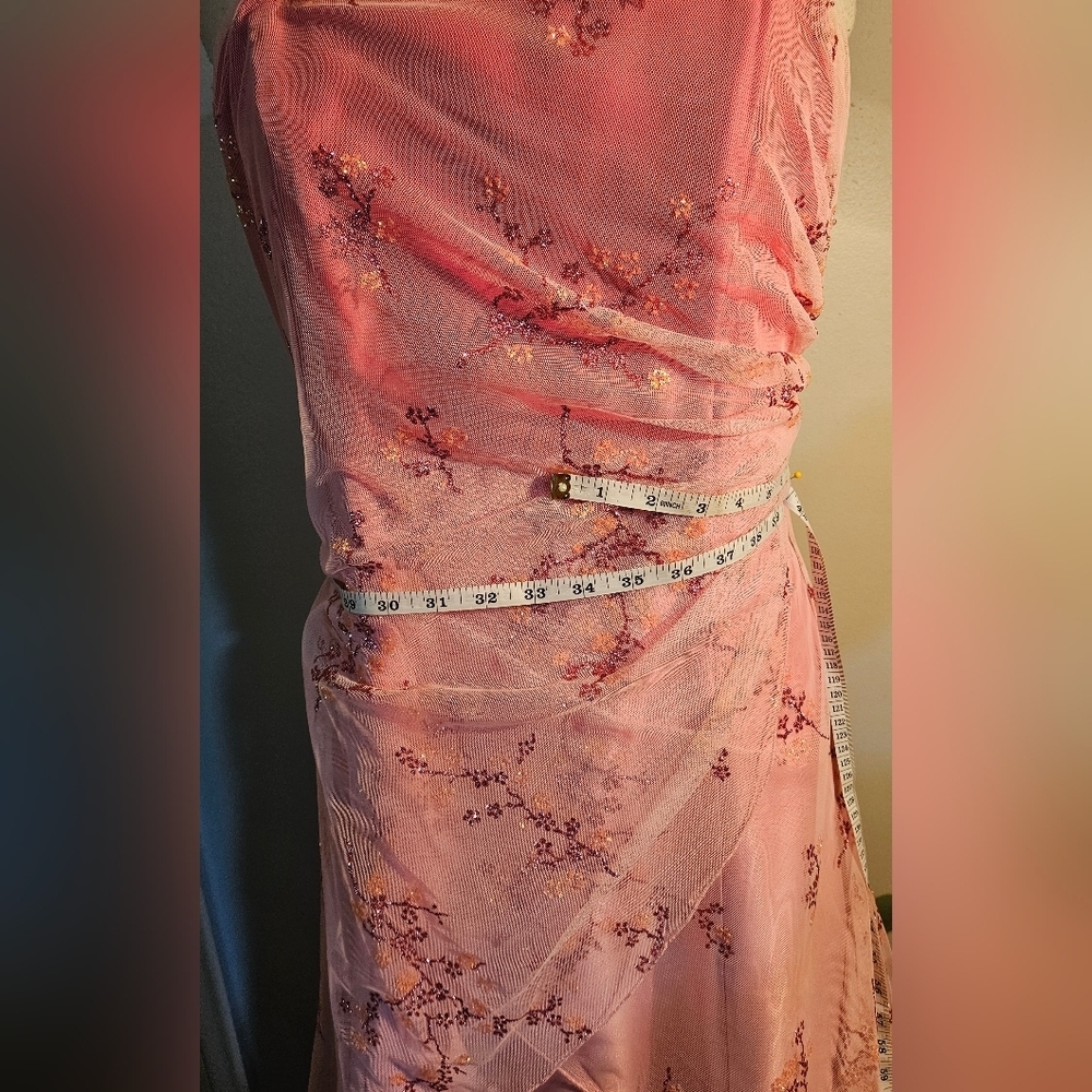 Jump Women's Pink Strapless Maxi Dress - Picture 6 of 8